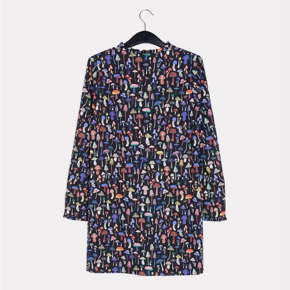 ESSENTIEL ANTWERP MUSHROOMS PRINT DRESS - Picture 2 of 3